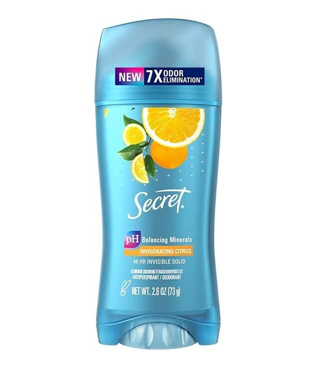 SECRET | FRESH INVISIBLE SOLID INVIGORATING CITRUS